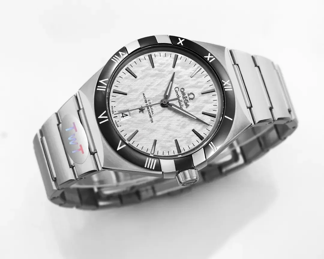 OMEGA Constellation Ceramic Bezel Silver VSF Replica Watch