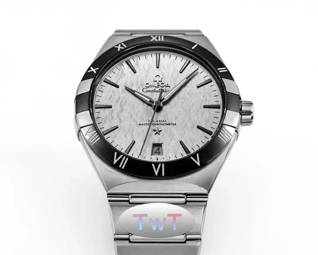 OMEGA Constellation Ceramic Bezel Silver VSF Replica Watch