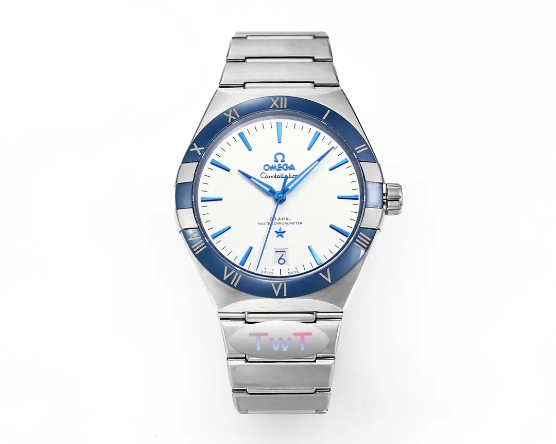 OMEGA Constellation Ceramic Blue Dial VSF Replica Watch