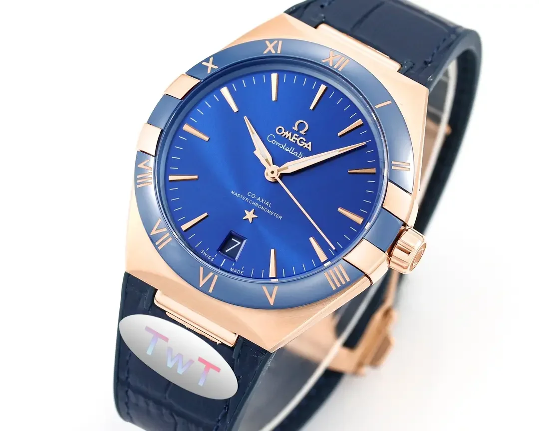 OMEGA Constellation Meteorite Blue Dial VSF Watch Replica