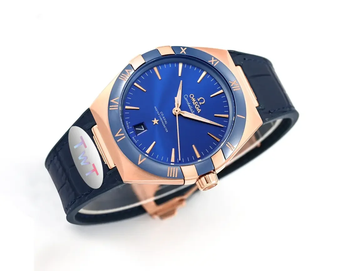 OMEGA Constellation Meteorite Blue Dial VSF Watch Replica