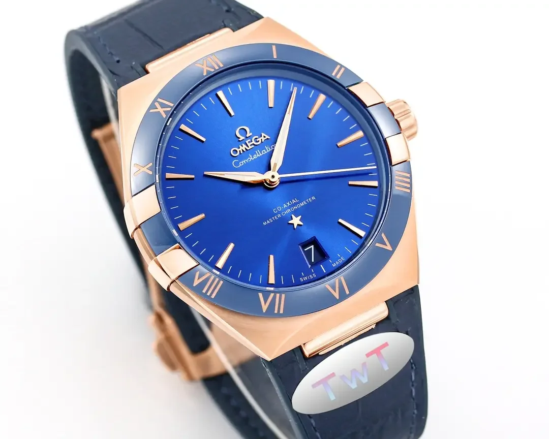 OMEGA Constellation Meteorite Blue Dial VSF Watch Replica