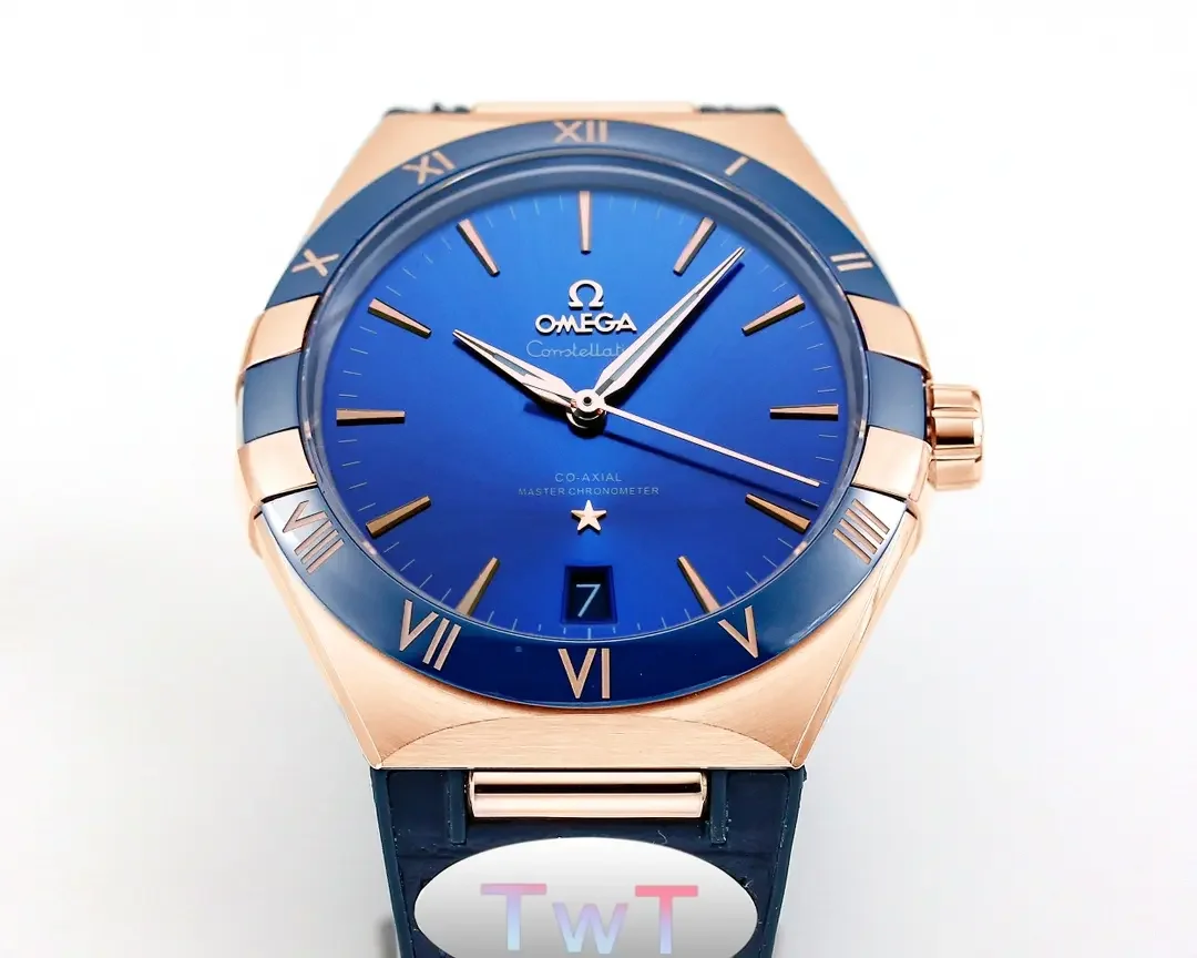 OMEGA Constellation Meteorite Blue Dial VSF Watch Replica