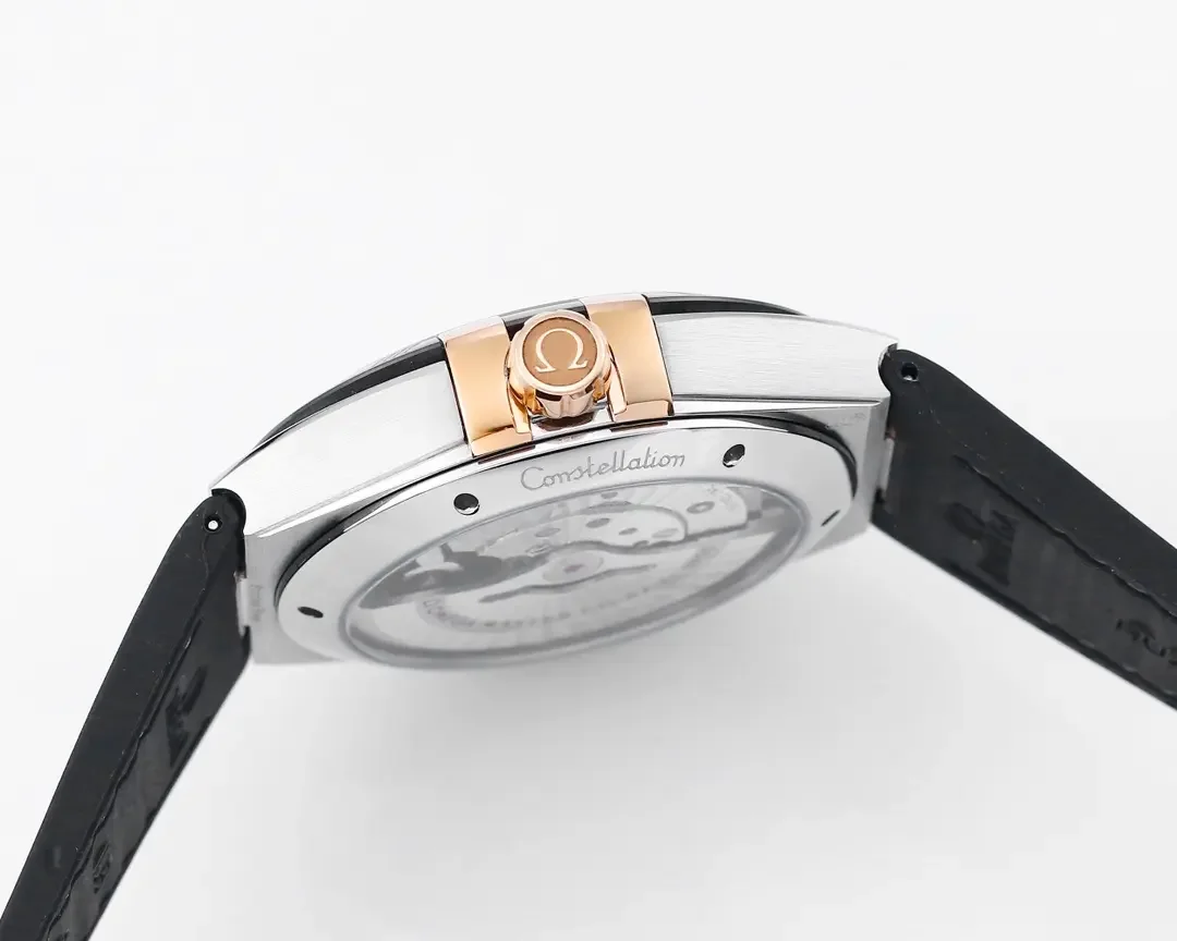 OMEGA Constellation Meteorite 41mm Brown Leather VSF Watch Replica