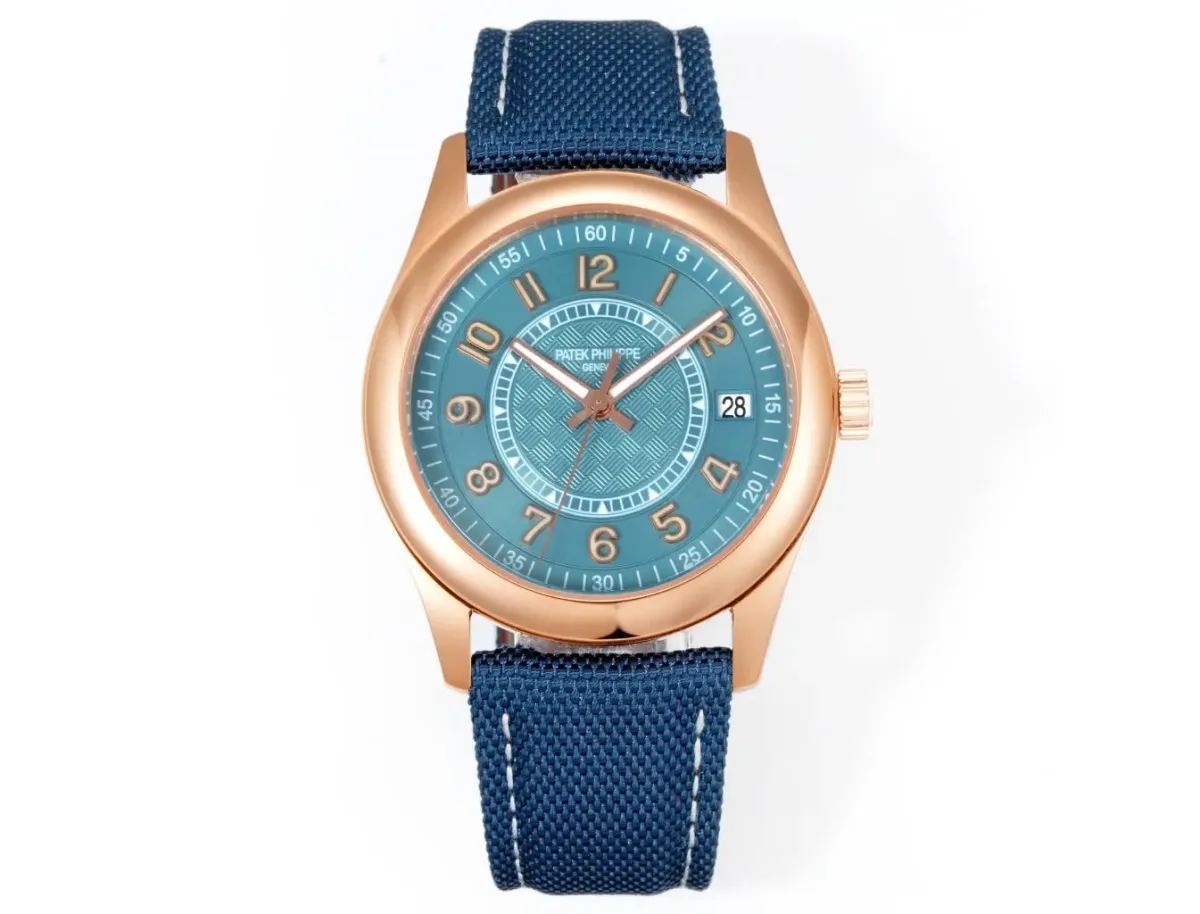 Patek Philippe Calatrava PP6007 Blue Dial Rose Gold Super Clone Replica Watch - Premium Super Clone Watches