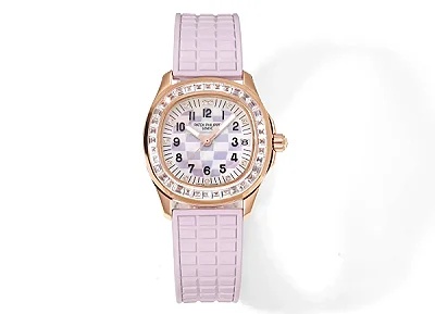 PF Factory Patek Philippe Aquanaut Mechanical Watch Pink Rubber - Super Clone Replica Edition