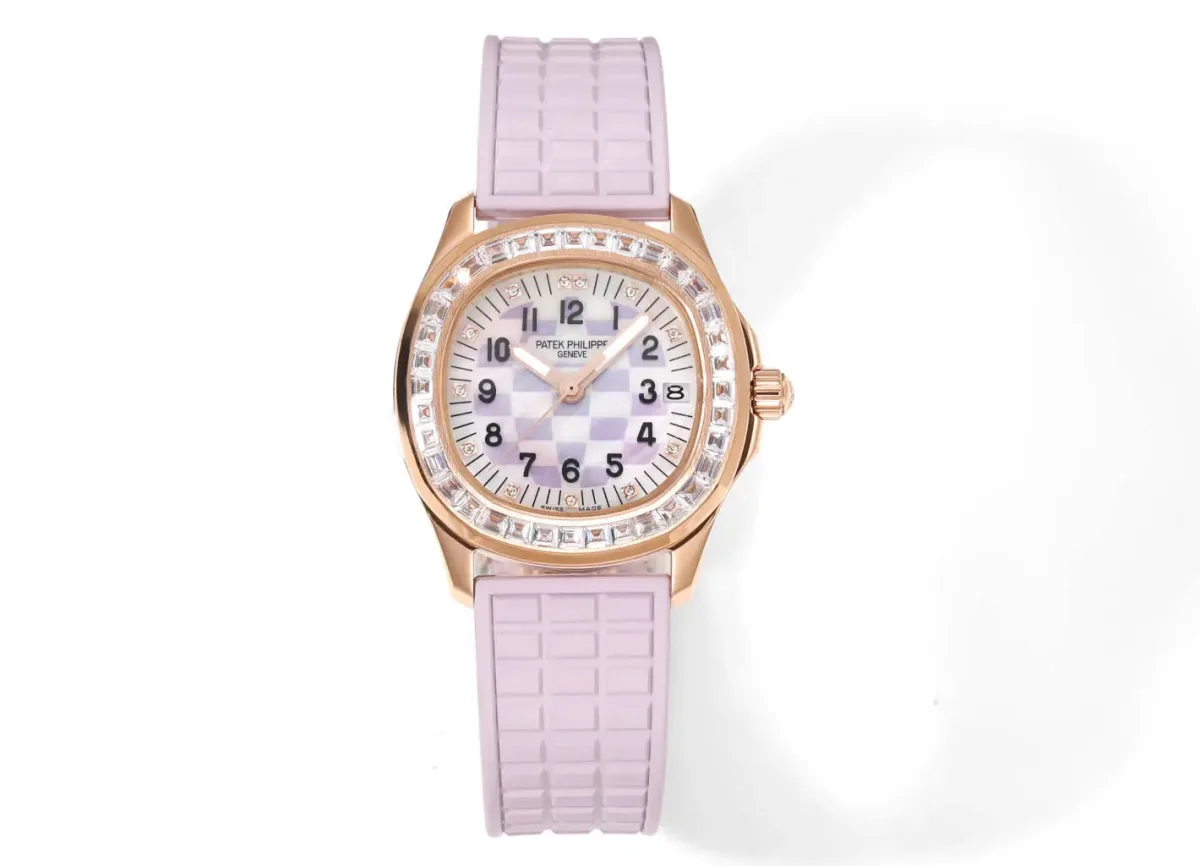 TW Factory Patek Philippe Aquanaut Mechanical Watch Pink Rubber - Super Clone Replica Edition