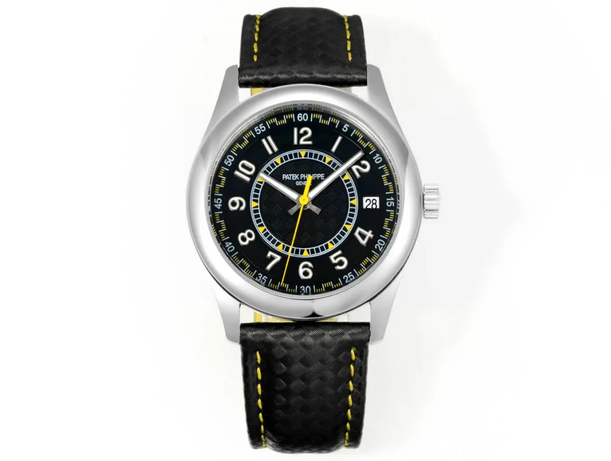 MP Factory Patek Philippe Calatrava 6007G Black Super Clone Replica Watch