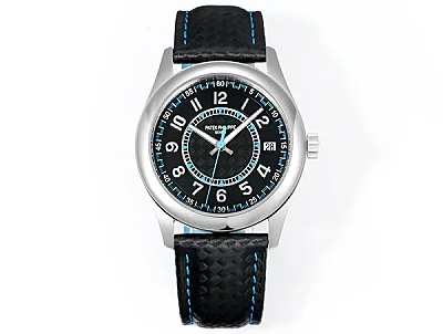 R8 Factory Patek Philippe Calatrava 6007G Black Super Clone Replica Watch - Premium Replica Watches