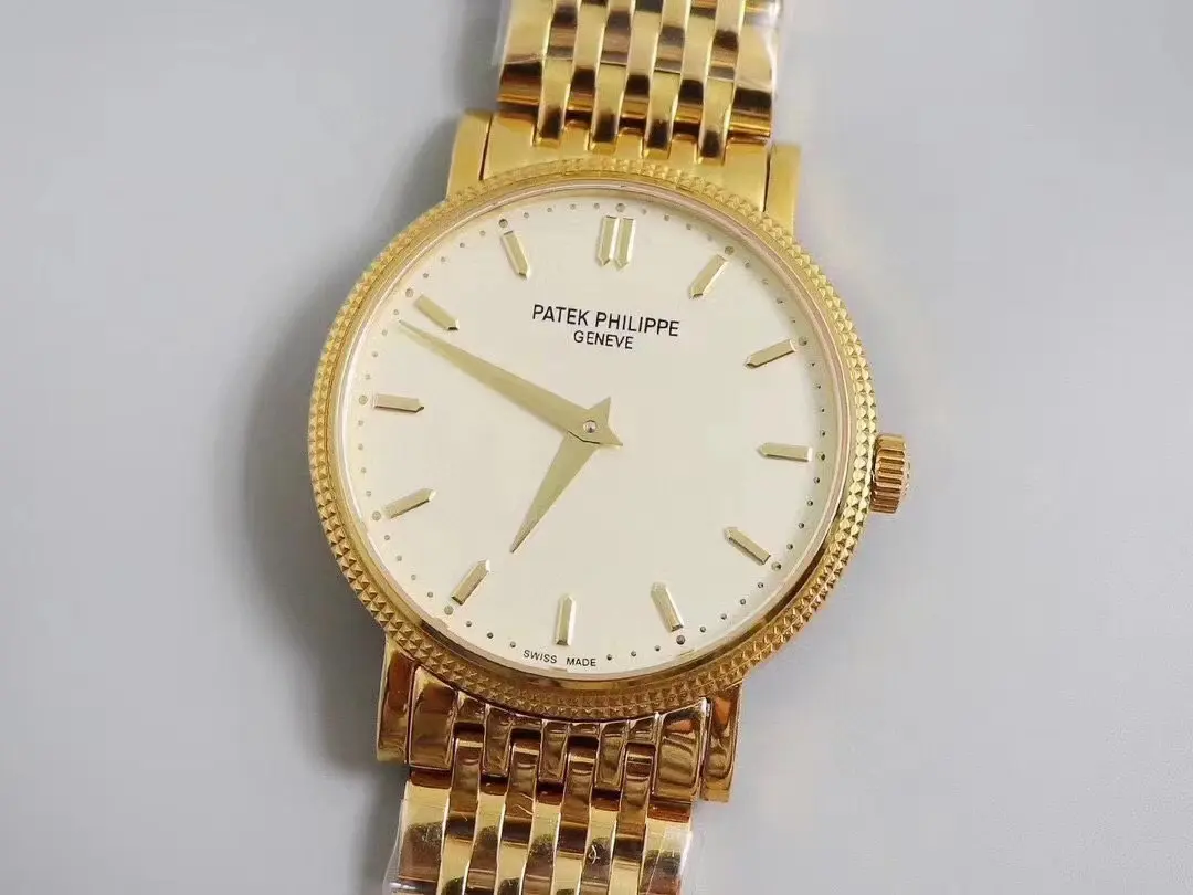 PPF Factory Patek Philippe Calatrava 5120G Gold Super Clone Replica Watch