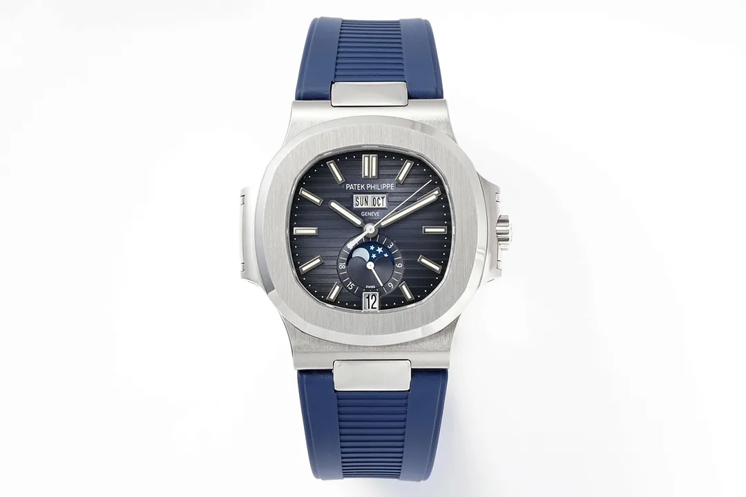 GR Factory Patek Philippe Nautilus 5726/1A Blue Rubber Super Clone Replica Watch