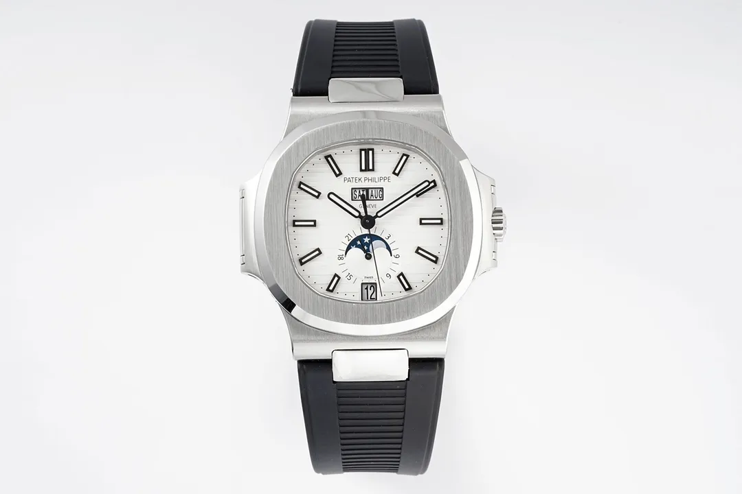 GR Factory Patek Philippe Nautilus 5726/1A Blue Rubber Super Clone Replica Watch