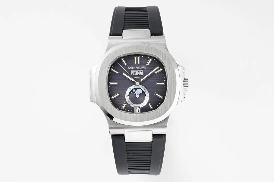 TWA Factory Patek Philippe Nautilus 5726/1A Blue Rubber Super Clone Replica Watch
