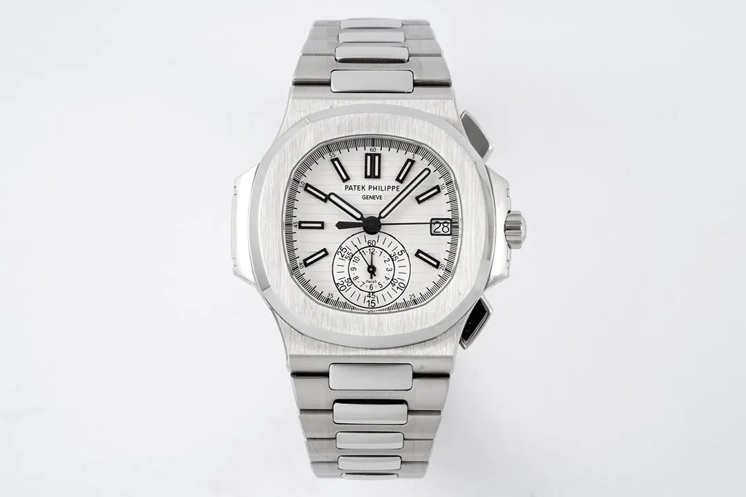 MP Factory Patek Philippe Nautilus 5980 Silver Chronograph - Premium Replica Watch &amp; Super Clone Excellence