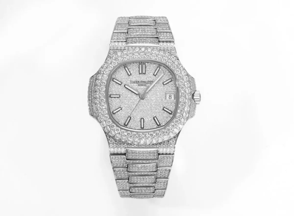 GR Factory Patek Philippe Nautilus 5719/10G White Gold Super Clone Replica Watch