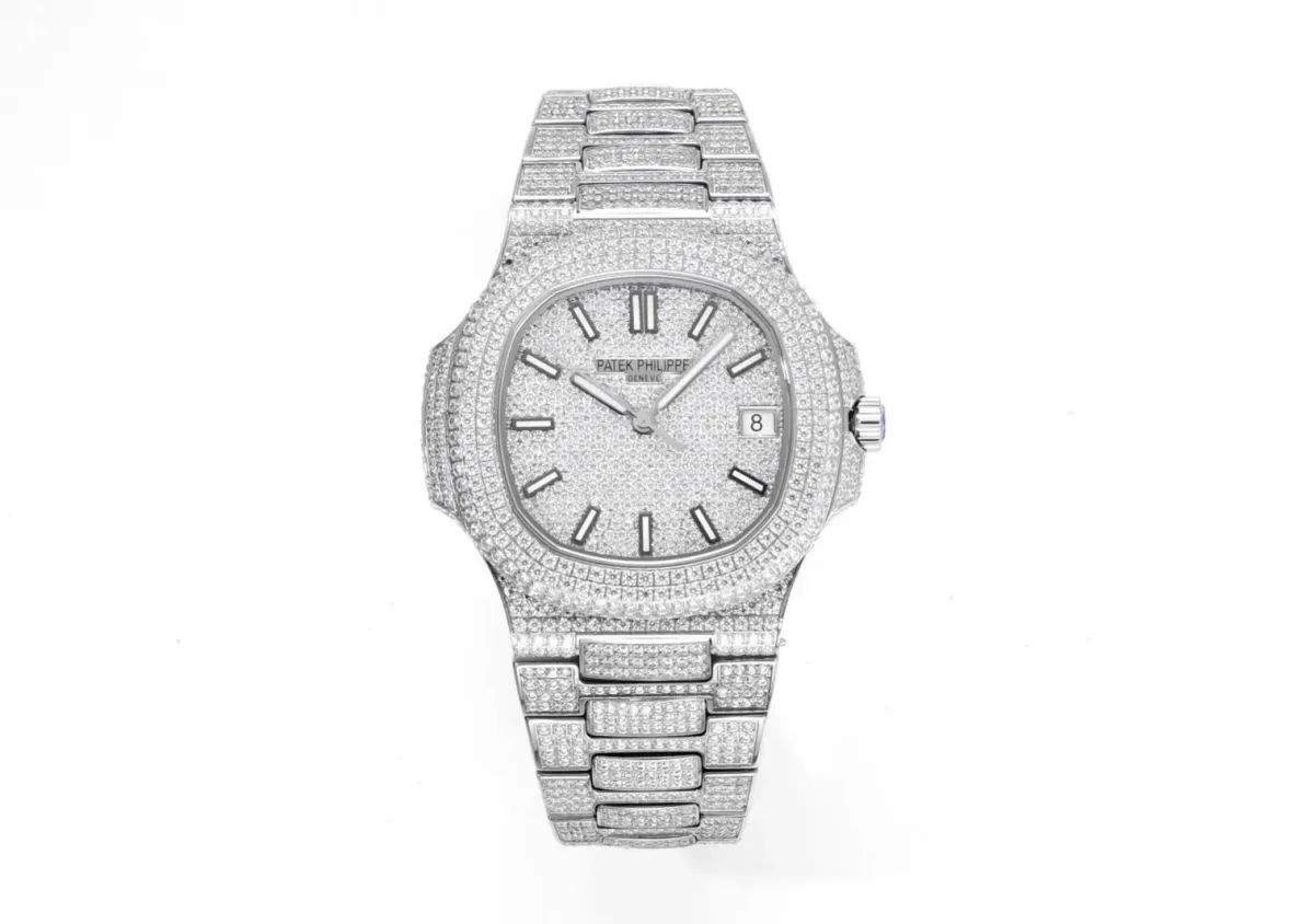 GR Factory Patek Philippe Nautilus 5719/10G White Gold Super Clone Replica Watch