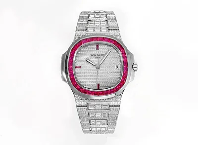 PPF Factory Patek Philippe Nautilus 5719 White Gold Super Clone Replica Watch