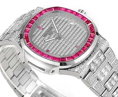 GR Factory Patek Philippe Nautilus 5719 White Gold Super Clone Replica Watch