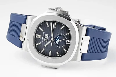 PF Factory Patek Philippe Nautilus 5726/1A Blue Rubber Super Clone Replica Watch