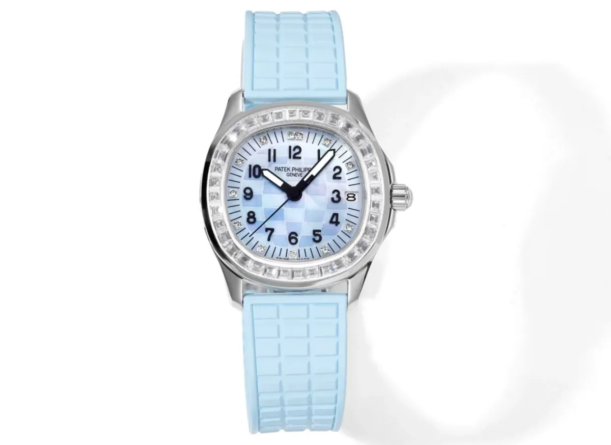 Patek Philippe Aquanaut Mechanical Watch Blue Rubber - Premium Super Clone Replica