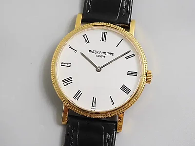 3K Factory Patek Philippe Calatrava 5120G White Dial Gold Super Clone Replica Watch