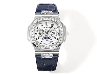 Patek Philippe Nautilus 5740 White Blue Super Clone Replica Watch