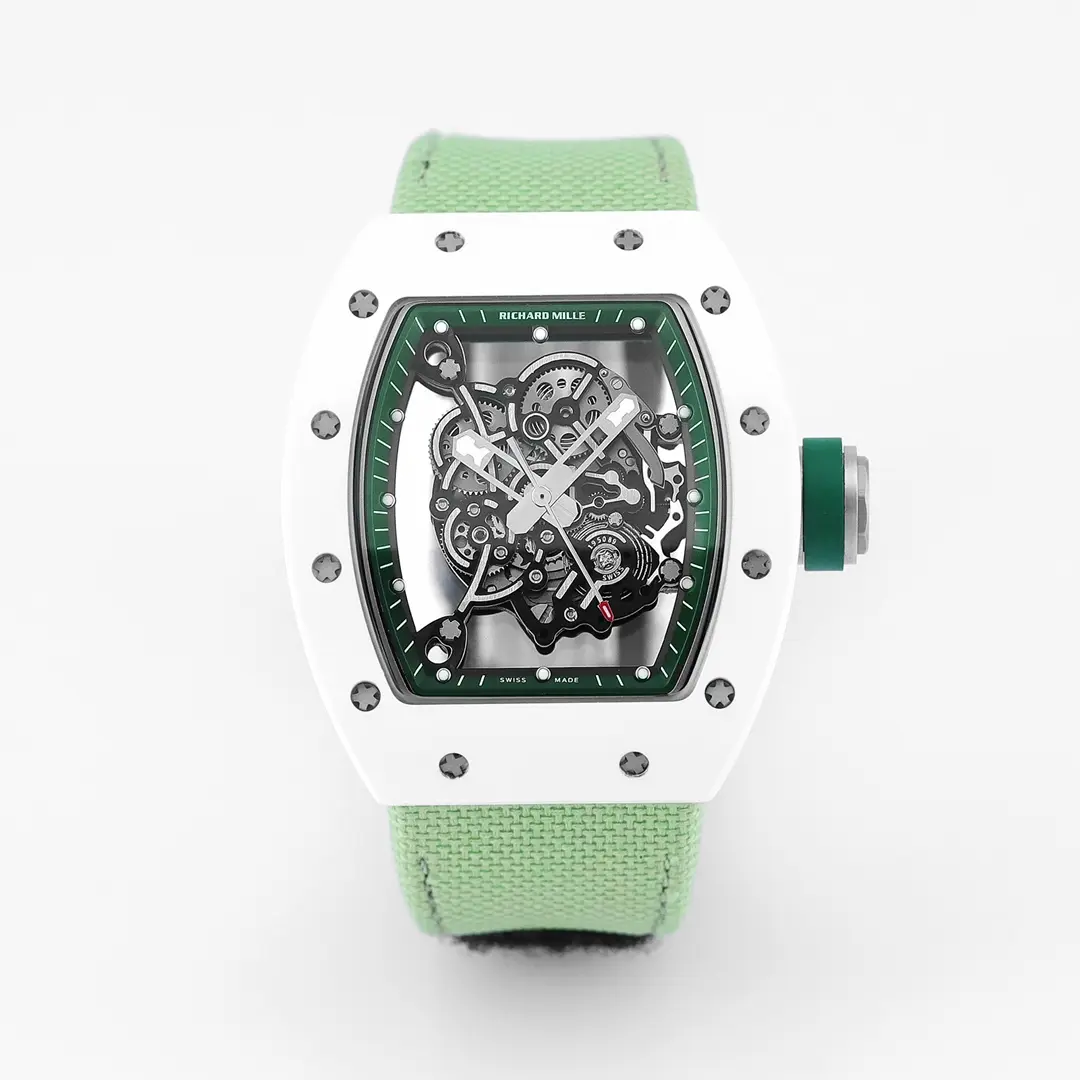 ZF Factory Richard Mille Green Strap Super Clone Watch - Premium Replica Richard Mille