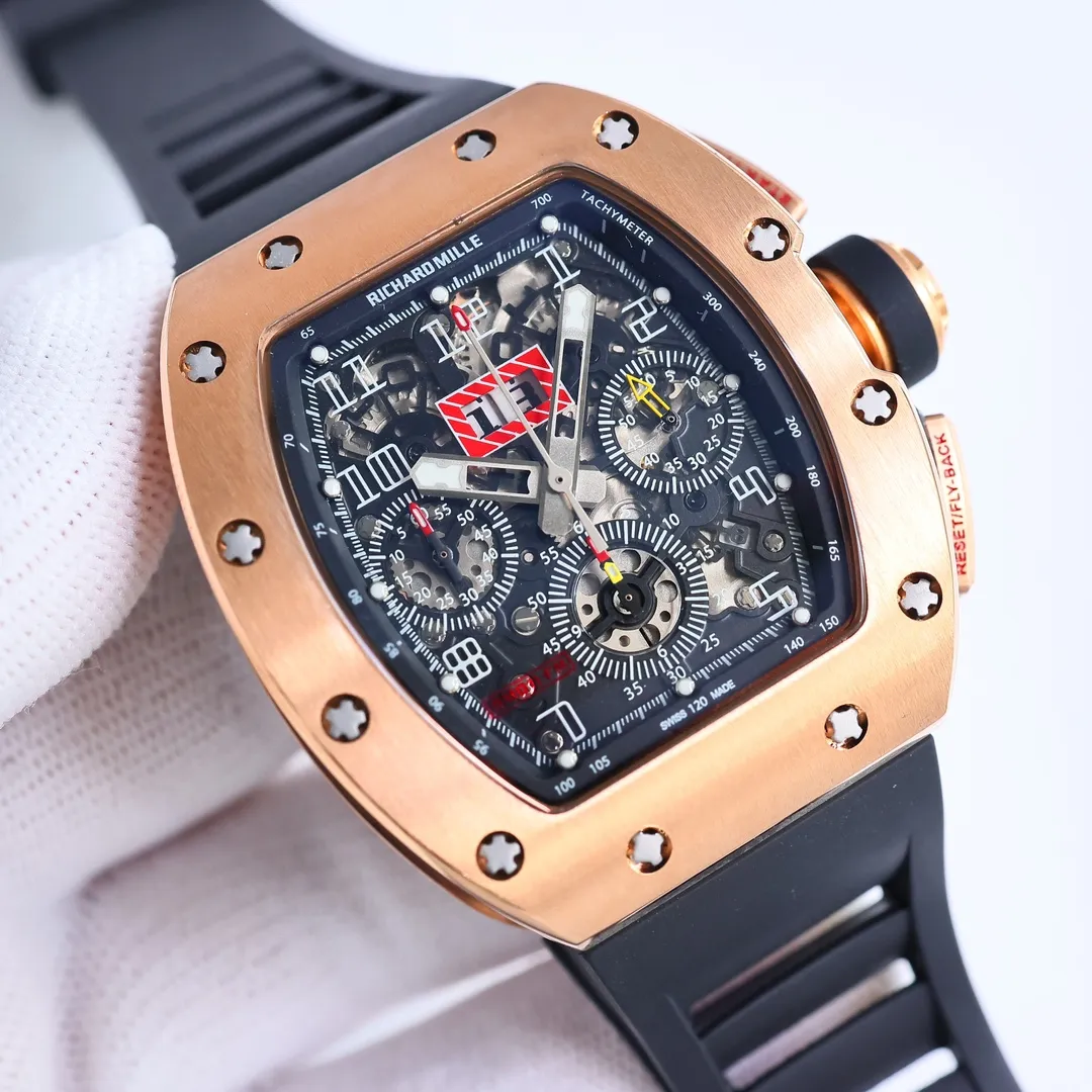 RM Factory Richard Mille RM011-FM Rose Gold Chronograph - Premium Super Clone Watch