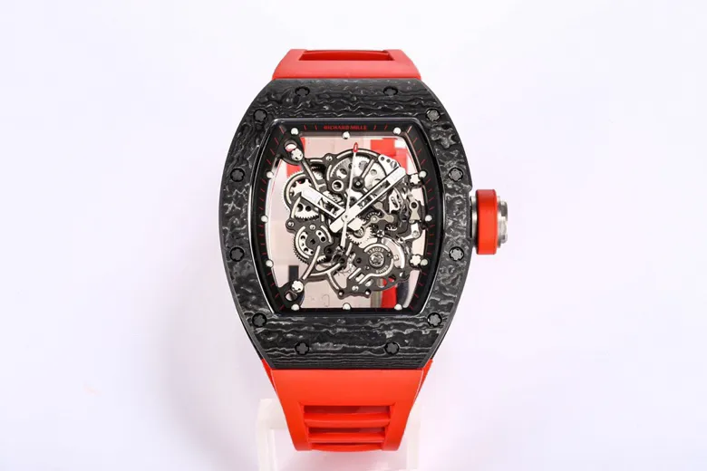 EUR Factory Richard Mille RM055 NTPT Carbon Red Strap - Premium Super Clone Watch
