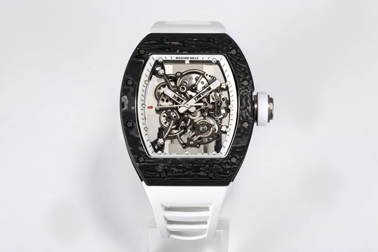 RM Factory Richard Mille RM055 NTPT Carbon White Rubber - Premium Super Clone Watch