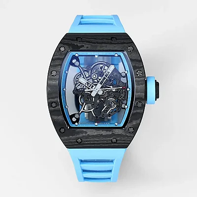 BBR Factory Richard Mille RM055 Carbon Fiber Blue Super Clone Luxury Watch