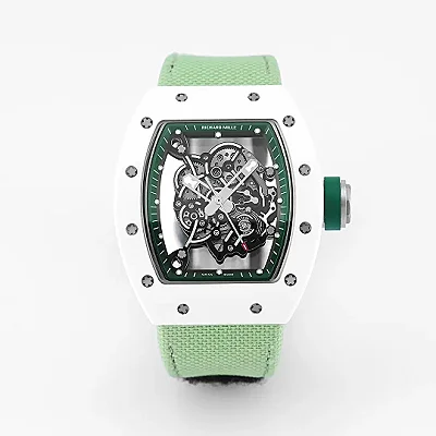 BBR Factory Richard Mille Green Strap Super Clone Watch - Premium Replica Richard Mille