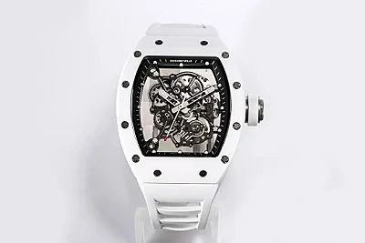 KV Factory Richard Mille RM055 White Ceramic Super Clone Watch - Premium Replica Richard Mille