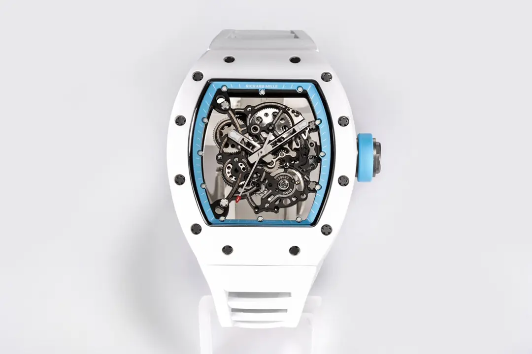 EUR Factory Richard Mille RM055 White Ceramic Super Clone Watch - Premium Replica Richard Mille