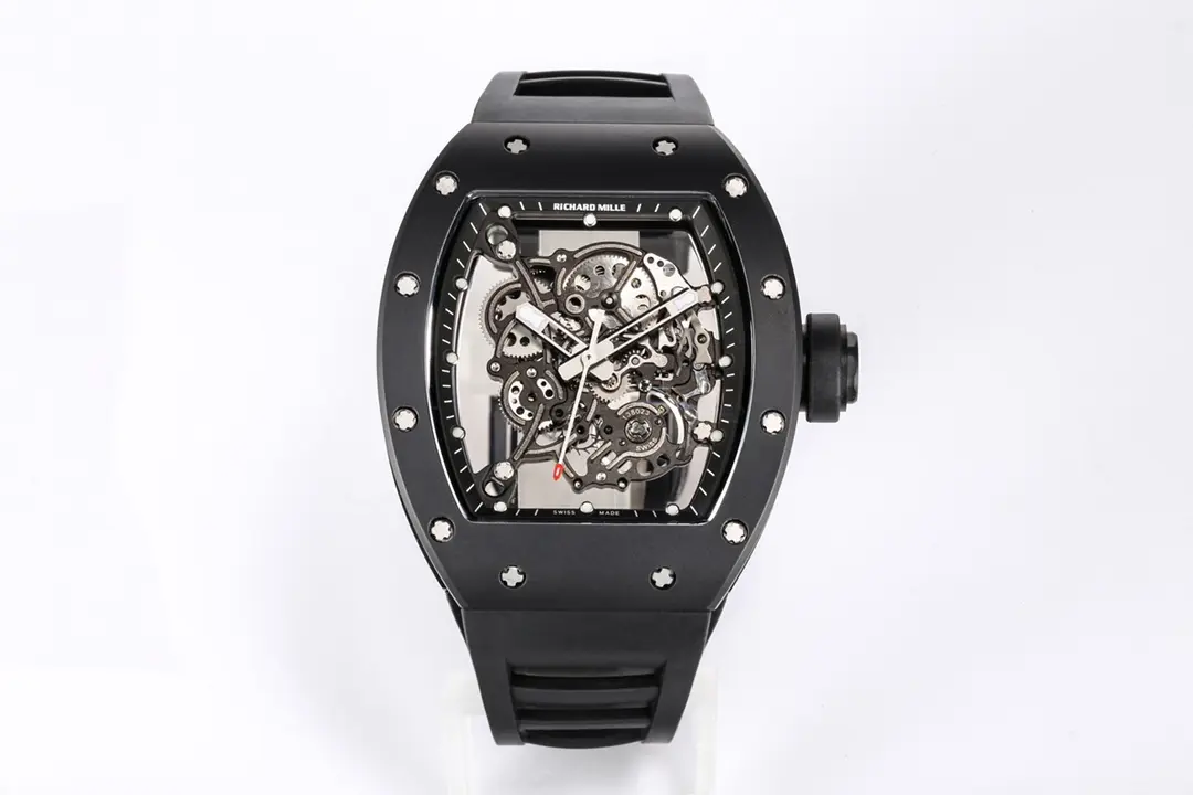 BBR Factory Richard Mille RM055 Black Rubber Super Clone Watch - Premium Replica Richard Mille