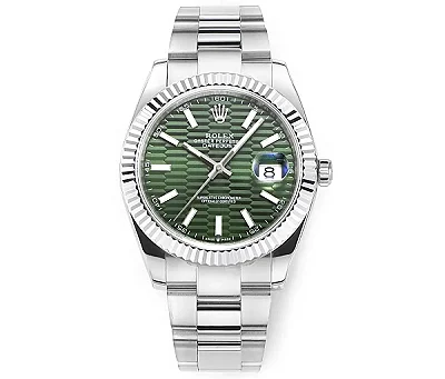 Rolex Datejust 41mm Green Fluted Bezel - Super Clone VSF Watches Edition