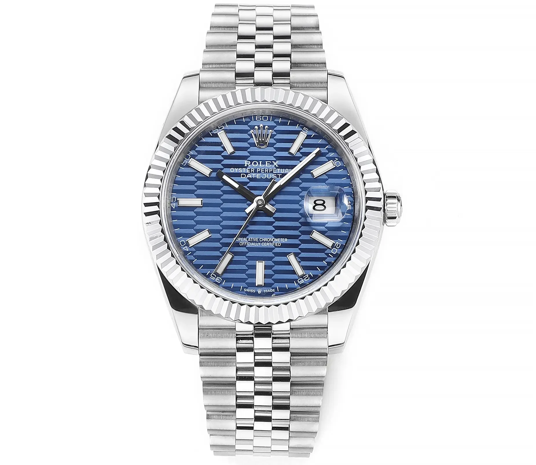 Rolex Datejust 41 Blue Dial Jubilee Bracelet - Super Clone VSF Watch