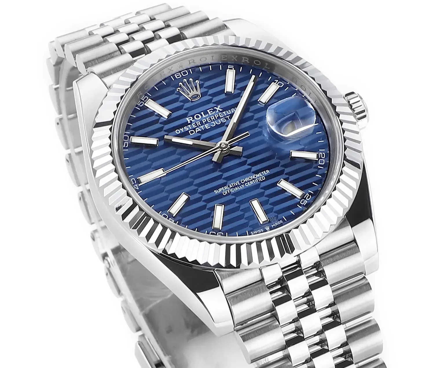 Rolex Datejust 41 Blue Dial Jubilee Bracelet - Super Clone VSF Watch