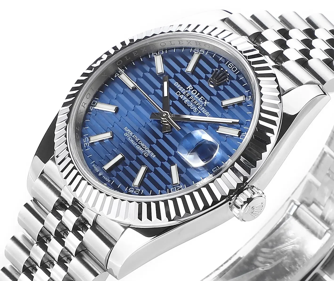 Rolex Datejust 41 Blue Dial Jubilee Bracelet - Super Clone VSF Watch