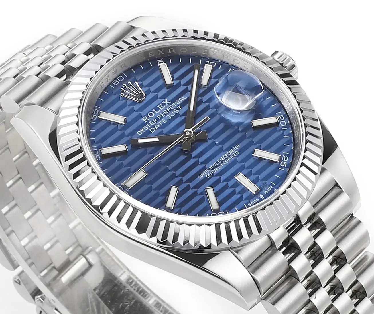 Rolex Datejust 41 Blue Dial Jubilee Bracelet - Super Clone VSF Watch