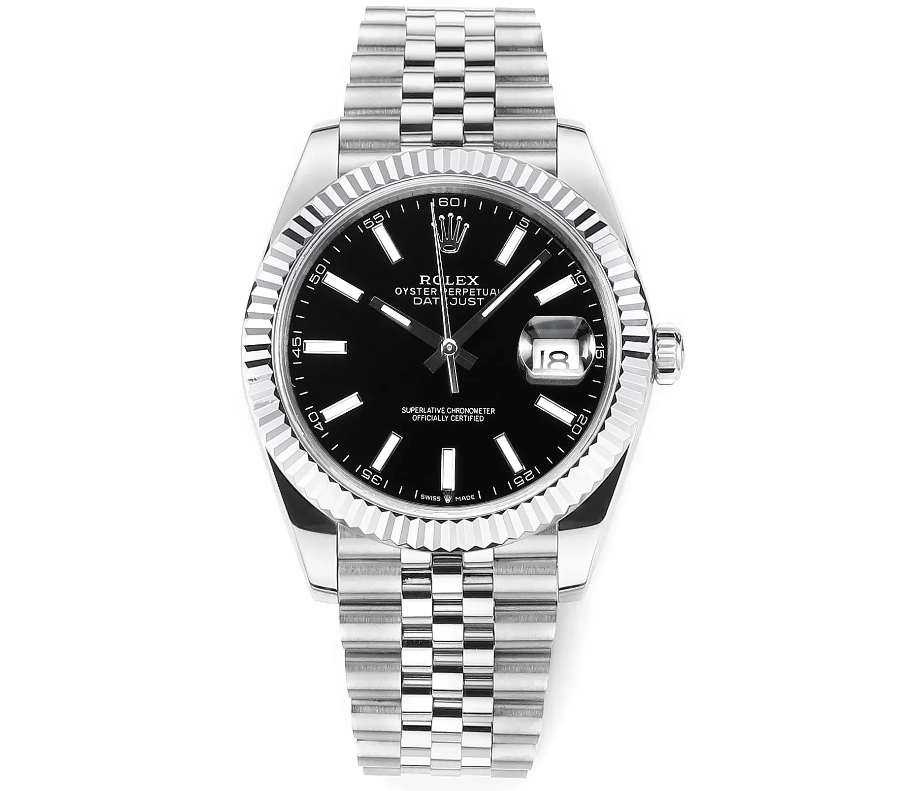 Rolex Datejust 41mm Black Dial Stainless Steel - Super Clone VSF Watch
