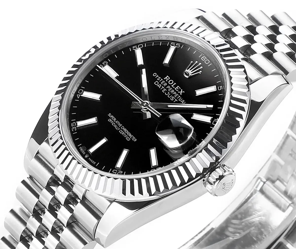 Rolex Datejust 41mm Black Dial Stainless Steel - Super Clone VSF Watch