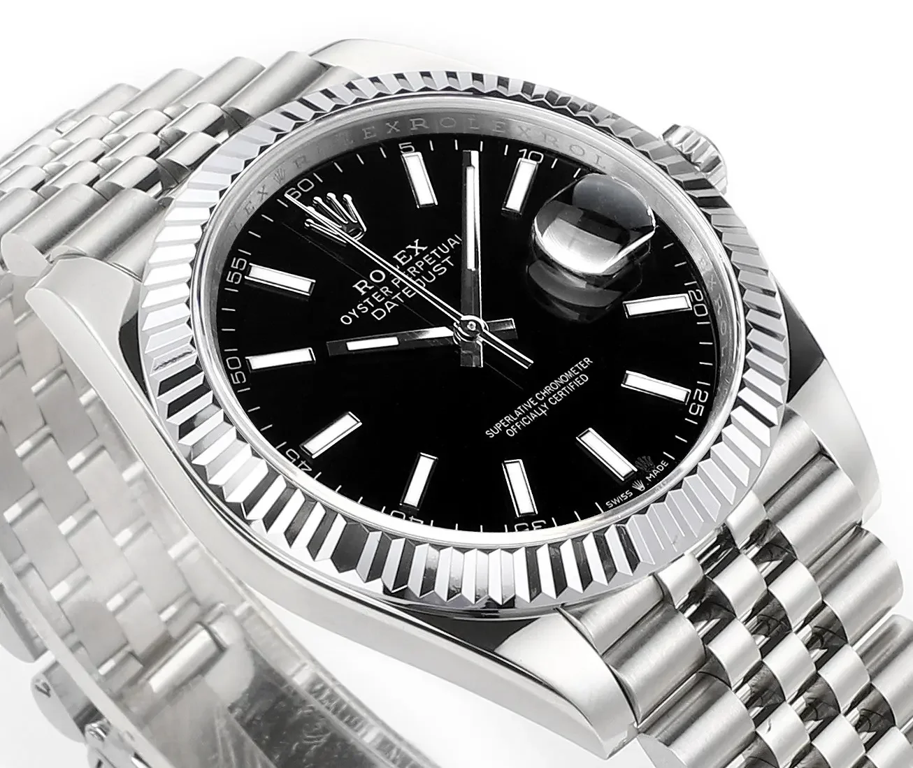 Rolex Datejust 41mm Black Dial Stainless Steel - Super Clone VSF Watch