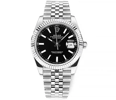 Rolex Datejust 41mm Black Dial Stainless Steel - Super Clone VSF Watch