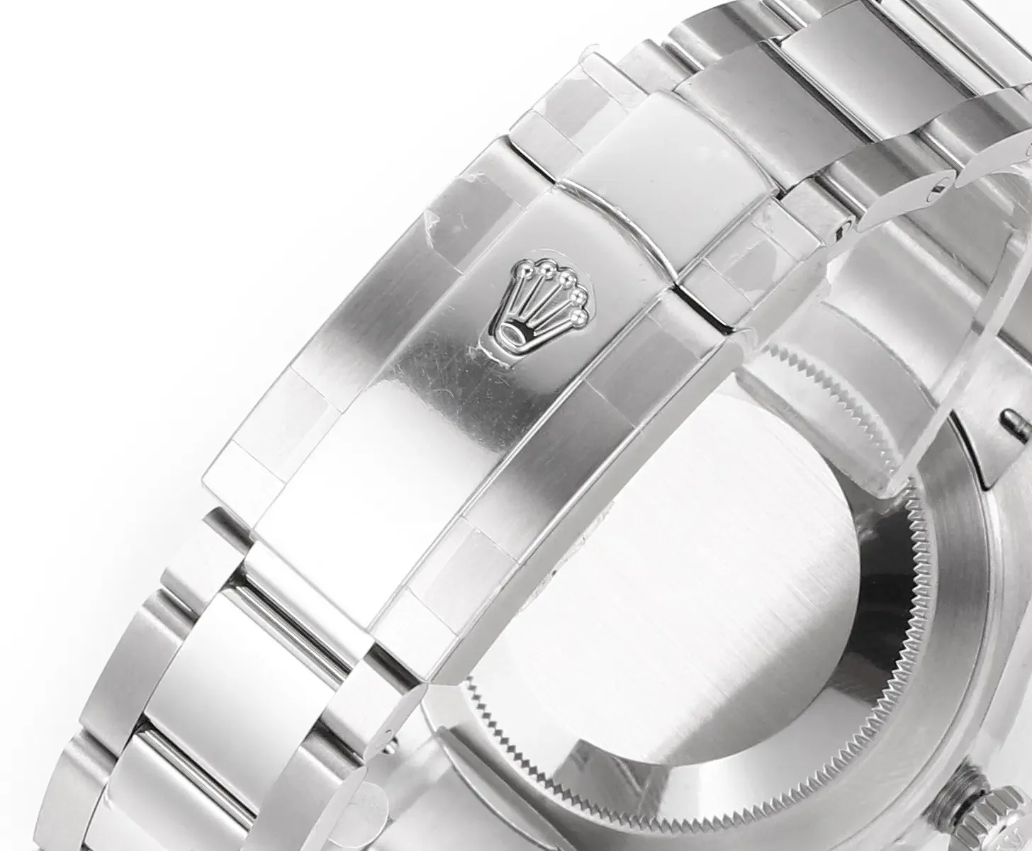 Rolex Datejust 41mm Watch - Silver Fluted Bezel, Grey Dial, Stainless Steel Bracelet, Super Clone VSF Rolex