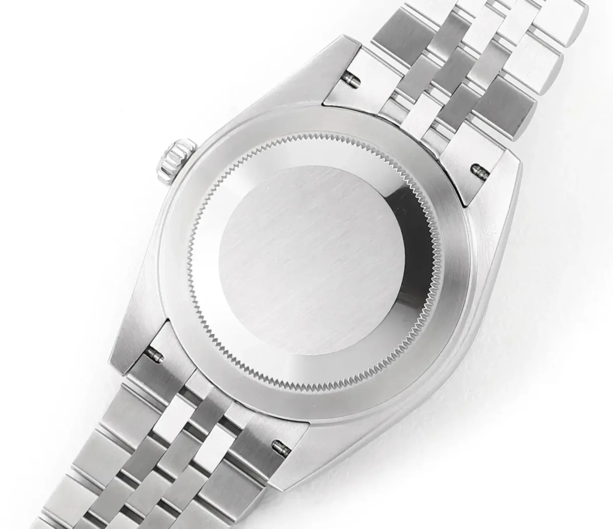 VS Factory Rolex Datejust 41mm Watch - Silver with Grey Dial, Fluted Bezel, Super Clone VSF Watch