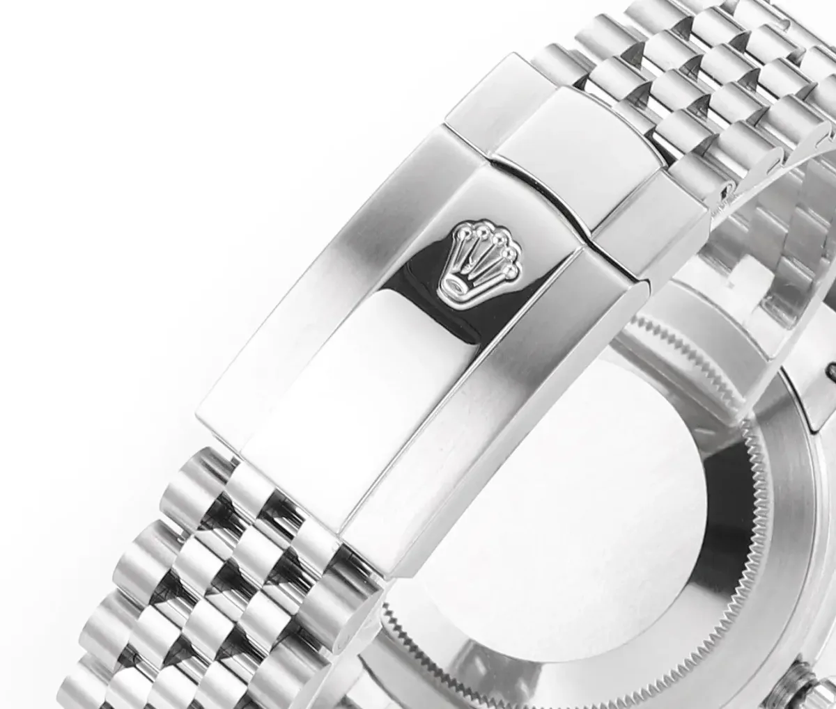 Rolex Datejust 41mm Silver Fluted Bezel Stainless Steel VSF Super Clone Watch