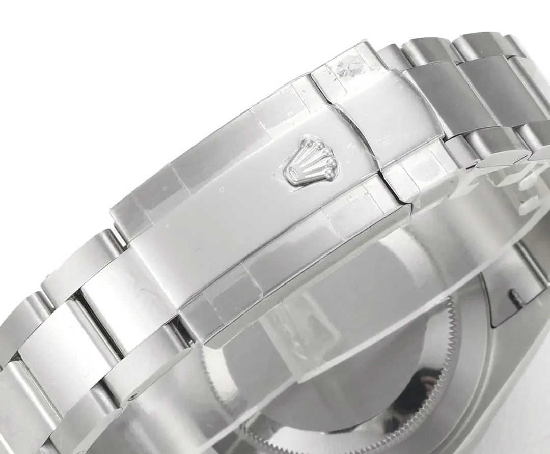 Rolex Datejust with 3235 Movement - Silver Stainless Steel, Ice Blue Dial, Fluted Bezel, Super Clone