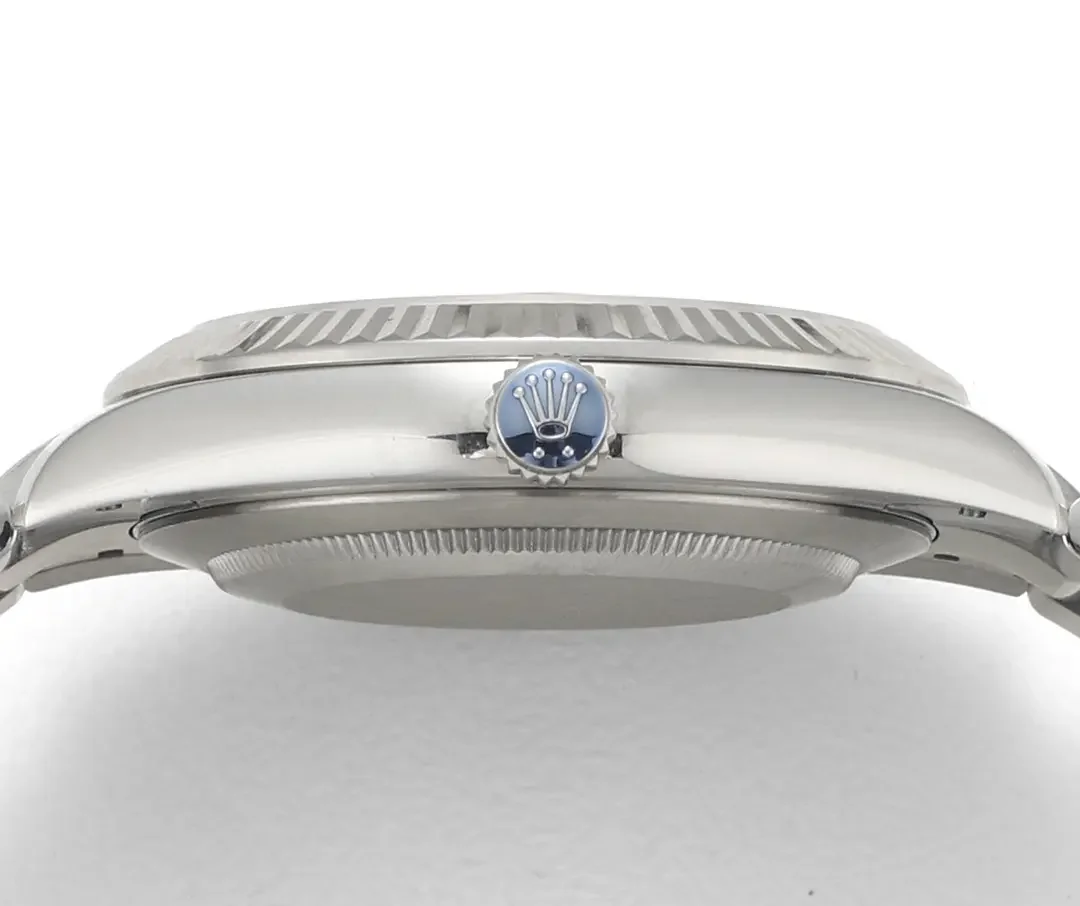 Rolex Datejust 41mm Blue Dial Stainless Steel Fluted Bezel Super Clone  with 3235 Movement