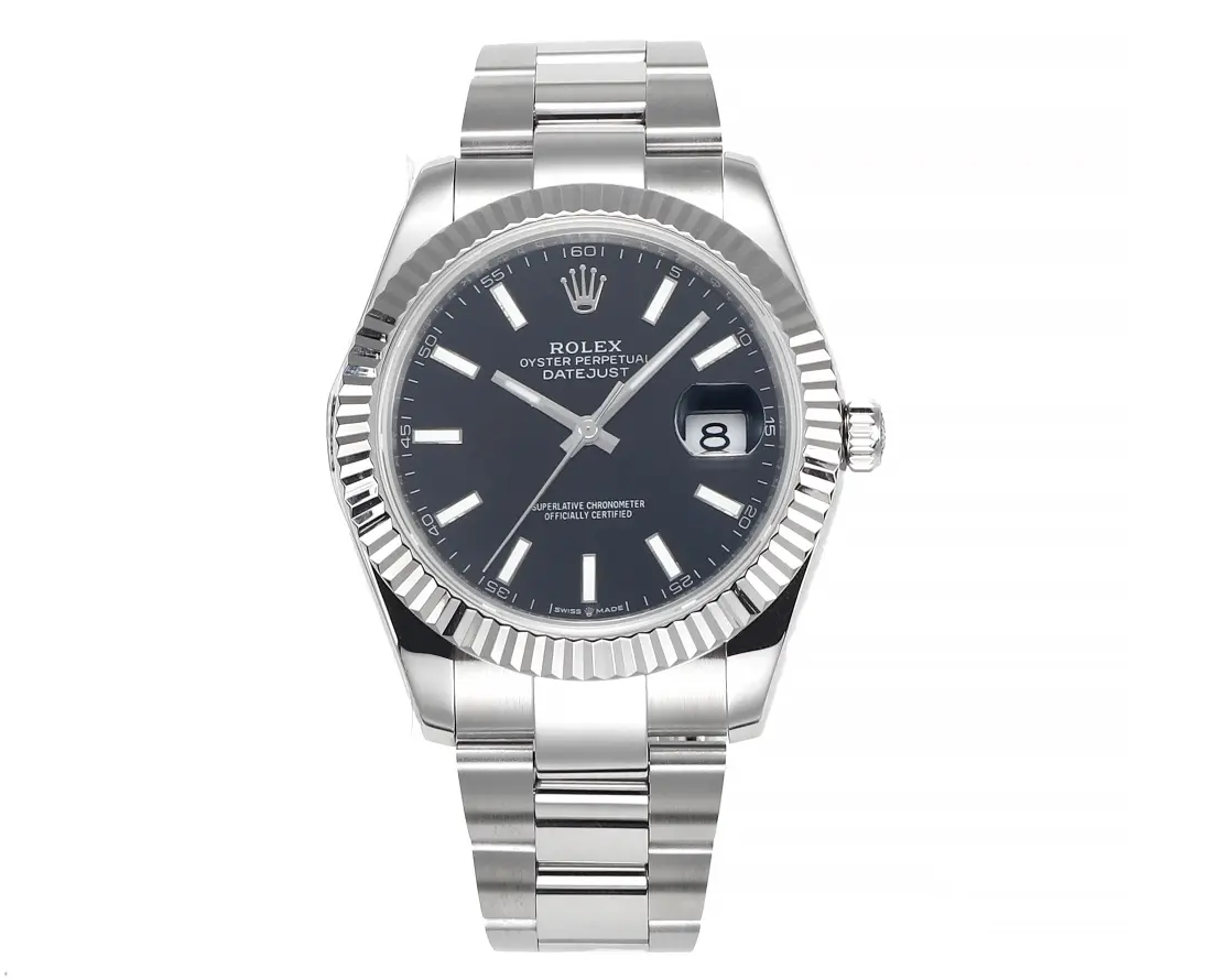 Rolex Datejust 41mm Black Dial Stainless Steel Automatic Watch - Super Clone Rolex